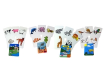 Juego tarjetas Henbea animales plastico