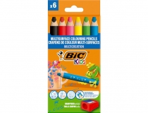 Lapices de colores Bic multisuperficies