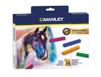 Lapices pastel Manley suaves caja