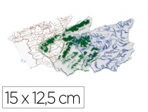 Plantilla Faibo mapa espaa 15x12,5 cm