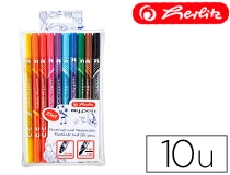 Rotulador Herlitz mypen doble punta 0,5