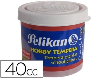 Tempera hobby 40 cc bermellon n.58