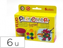 Tempera liquida playcolor liquid fluo 40