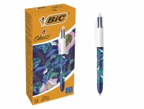 Boligrafo Bic cuatro colores botanico