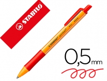 Boligrafo Stabilo pointball 0,5 mm rojo