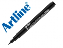 Rotulador Artline brush negro illustration