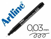 Rotulador Artline calibrado micrometrico negro