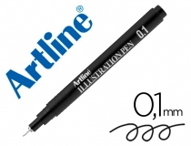 Rotulador Artline calibrado micrometrico negro