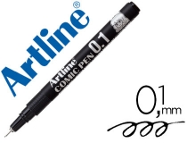 Rotulador Artline calibrado micrometrico negro comic