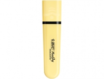 Rotulador Bic flat fluorescente amarillo pastel