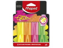 Rotulador Maped fluorescente glitter blister