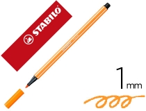 Rotulador Stabilo acuarelable pen 68 naranja