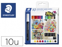 Rotulador Staedtler tinta acrilica punta redonda