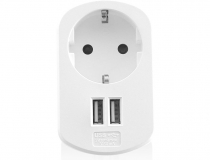 Cargador Ewent pared 2 puertos usb