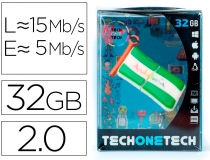 Memoria usb Tech on tech bandera