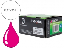 Toner laser Lexmark 80C2XME magenta 4000