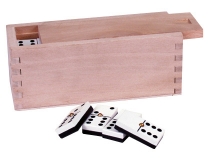 Domino senior caja madera tama o