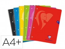 Cuaderno espiral Clairefontaine tapa blanda