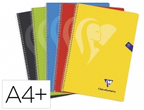 Cuaderno espiral Clairefontaine tapa polipropileno