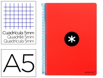 Cuaderno espiral liderpapel A5 Antartik