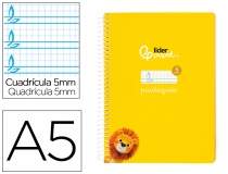 Cuaderno espiral Liderpapel Din A5