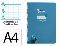 Cuaderno espiral Liderpapel Din A4 pautaguia  BF143