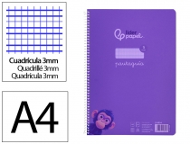 Cuaderno espiral Liderpapel Din A4 pautaguia  BE42