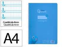 Cuaderno espiral Liderpapel Din A4 pautaguia  BE36