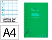 Cuaderno espiral Liderpapel Din A4 pautaguia  BE37