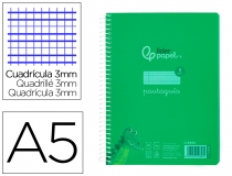 Cuaderno espiral Liderpapel Din A5 pautaguia  BE54