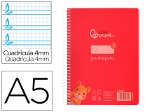 Cuaderno espiral Liderpapel Din A5 pautaguia  BE58