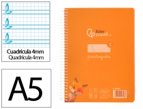 Cuaderno espiral Liderpapel Din A5 pautaguia  BE62