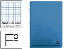 Cuaderno espiral Liderpapel folio 100h