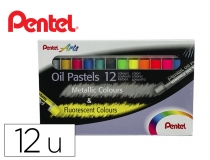 Lapices Pentel oil pastel caja