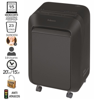 Fellowes LX211, destructora microcorte P-5, 15  5050201