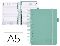 Agenda encuadernada Liderpapel neon A5