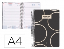 Agenda espiral Liderpapel classic A4 2025