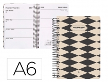 Agenda espiral Liderpapel classic A6