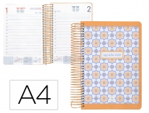 Agenda espiral Liderpapel perissa A4 