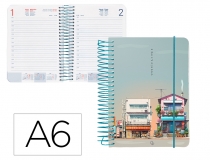 Agenda espiral Liderpapel santorini A6