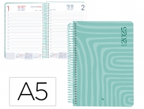 Agenda espiral Liderpapel syros A5 