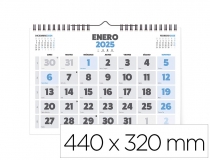 Calendario espiral pared Liderpapel clasico 2025