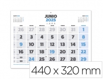 Calendario pared Liderpapel clasico 2025