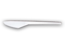 Cuchillo de plastico blanco paquete