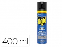 Insecticida Raid spray moscas y mosquitos