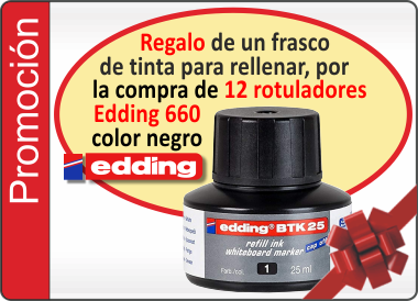 Rotulador Edding Para Pizarra Blanca 660 Color Azul Punta Redonda 1,5-3 Mm  Recargable — Firpack