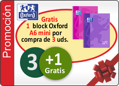 Un block Oxford A6 mini 135x155 de regalo